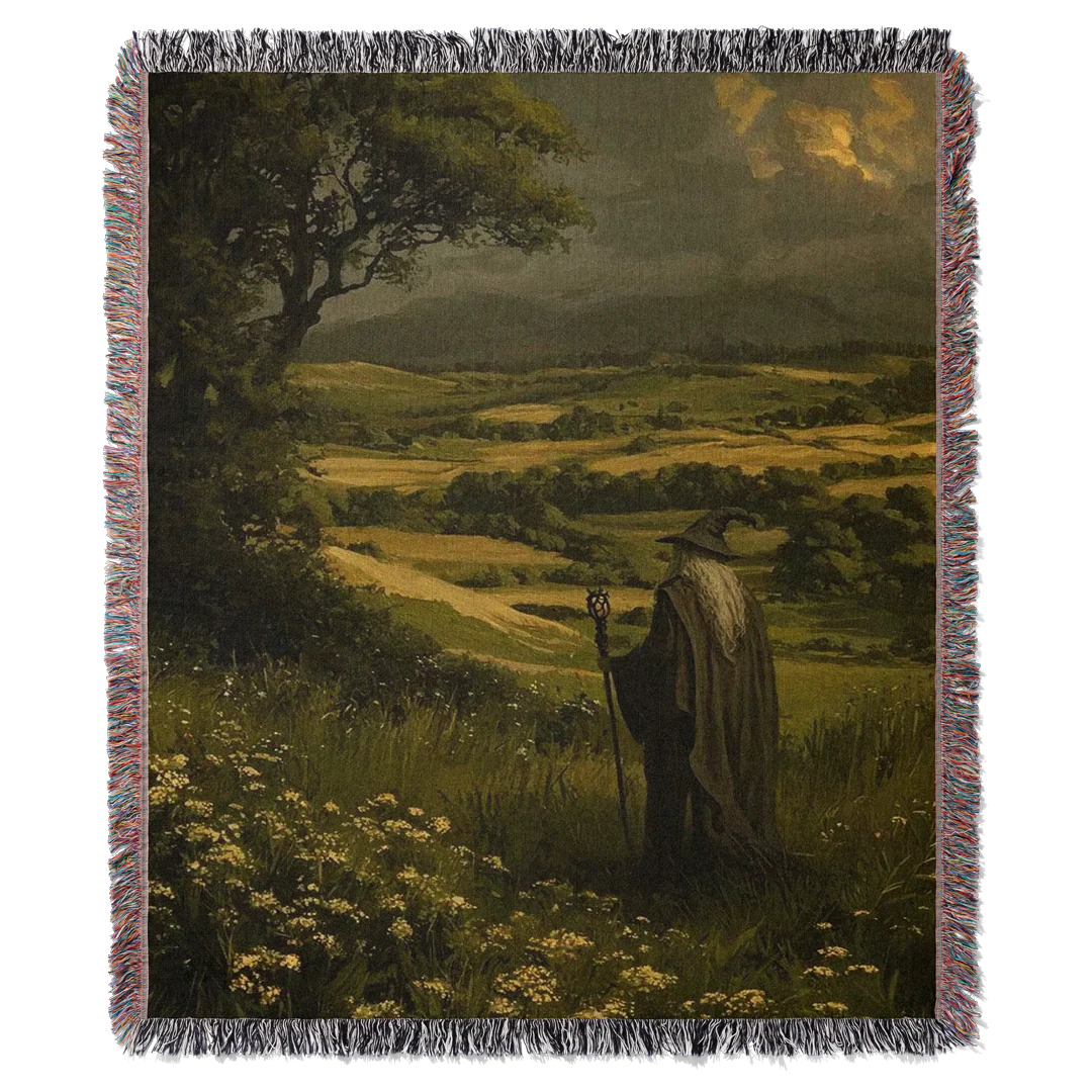 Wizard 2 Woven Blanket Tapestry